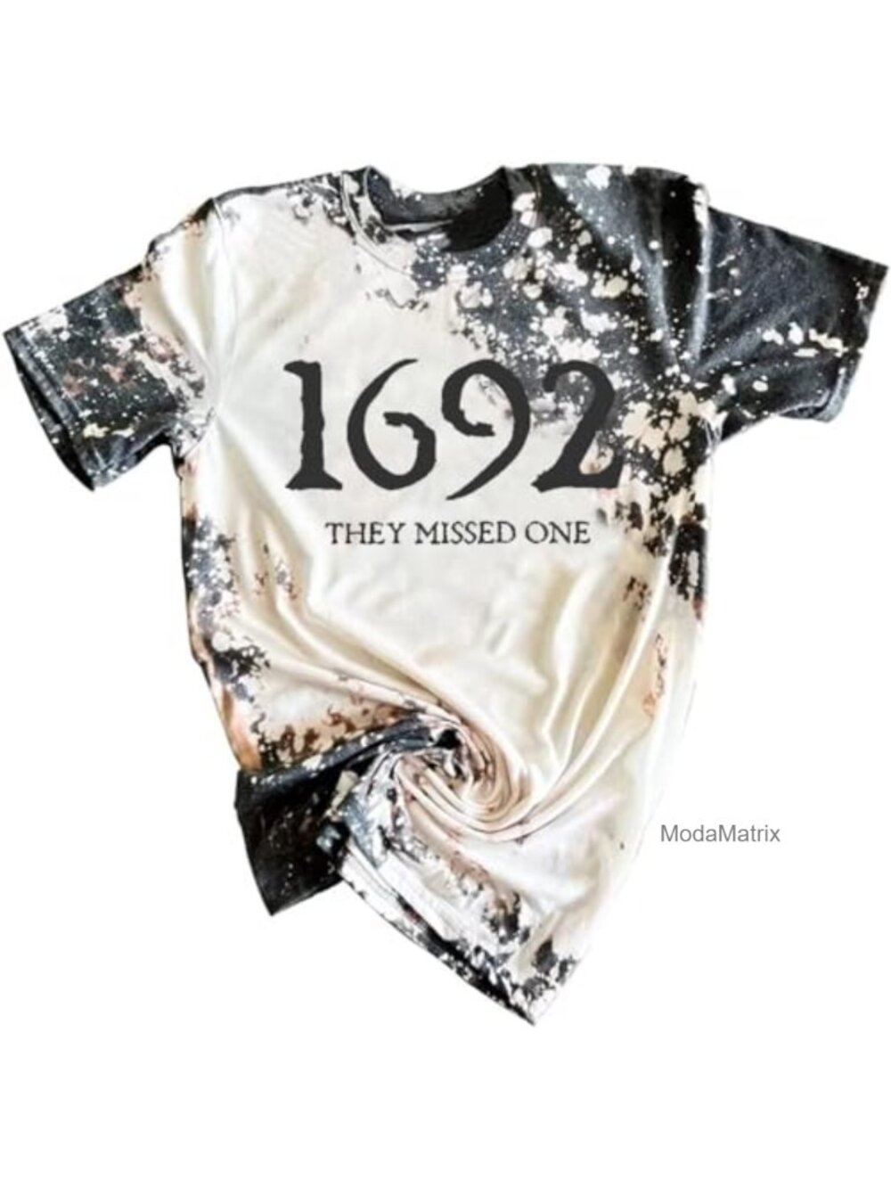 1692 They Missed One Funny Witch T-Shirt Short Sleeve Casual Women's Tee
